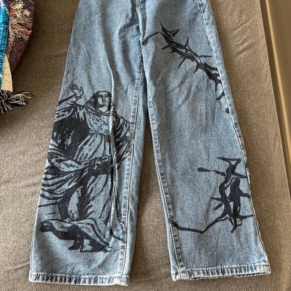 Jesus Denim Jeans - Picture 1 of 7